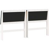 vidaXL Tapecirani uzglavlje Svijetlo siva 200 cm Čvrsto borovo drvo | shoptok.hr