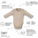 KENGURU GOLD Body za bebe, Hazelnut, vel. 56-62 | Shoptok.si
