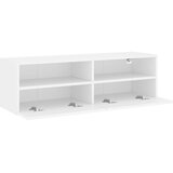  Zidni TV ormarić bijeli 100 x 30 x 30 cm od konstruiranog drva | shoptok.hr