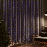 Furnova LED svetlobna zavesa 3x3 m 300 LED lučk modra 8 funkcij, (21918412) | Shoptok.si