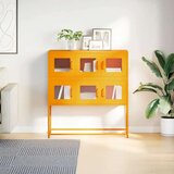 vidaXL Komoda boja senfa 100,5x39x107 cm hladno valjani čelik | shoptok.hr
