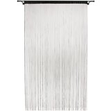 Mendola Fabrics Črna zavesa za vrata 100x200 cm String – Cene