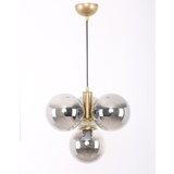 Squid Lighting Siva/u zlatnoj boji viseća svjetiljka sa staklenim sjenilom ø 15 cm Hector – Cijene