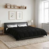 Puni Polna celoletna prevleka Črna 200 x 200 cm Mikrovlakna, (5000284591) | Shoptok.si