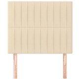  Uzglavlje krem boje 100x5x118/128 cm tkanina | shoptok.hr