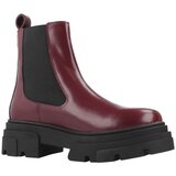 Tommy Hilfiger Gležnjarji TH SHINY LEATHER CHELSEA Bordo | Shoptok.si