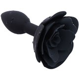 Kiotos rose silicone anal plug black Cene