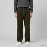 Hlače s 5 žepi Js) No Gender Unisex Corduroy Sw Kaki