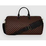 Sprayground Sawtooth Sharks In Paris Duffle Potovalka brown checkered | Shoptok.si