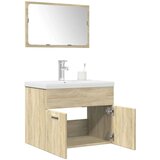 vidaXL 3-dijelni set kupaonskog namještaja boja hrasta sonome drveni | shoptok.hr