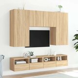 vidaXL Zidni TV ormarići 2 kom boja hrasta 100 x 30 x 30 cm drveni | shoptok.hr