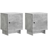  Noćni ormar 2 pcs Betonska siva 43 x 34 5 x 50 cm - Betonska siva 2 | shoptok.hr