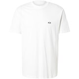 Armani Exchange Majica črna / off-bela | Shoptok.si