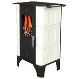  Kamin na drva Piccolino (6 kW, Kapacitet grijanja prostorije: 120 m³, Bijela) | shoptok.hr