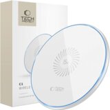 TECH-PROTECT QI15W-C1 BREZŽIČNI POLNILEC 15W BEL, (5000302941) | Shoptok.si