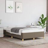 The Living Store Posteljni okvir taupe 120x200 cm blago - Posteljni Okvir, (21523918) Cene