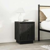 vidaXL Noćni ormarići s LED svjetlima 2 kom crni 38x34x50 cm | shoptok.hr