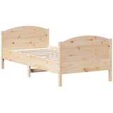  Okvir kreveta bez madraca 75 x 190 cm od masivne borovine | shoptok.hr