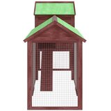  Kokošinjac boja kave 193 x 65 x 117 cm od masivne borovine | shoptok.hr