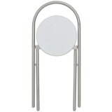  3-dijelni sklopivi blagovaonski set sa stalkom MDF/čelik bijeli | shoptok.hr