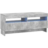  5-dijelni LED TV ormarić Betonska siva Konstruirano drvo - Betonska siva 100 cm | shoptok.hr