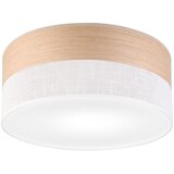  stropno svetlo sirja wood 1xE27/15W/230V prečnik 35 cm bela/hrast | Eponuda.com