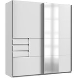 Modante omara z drsnimi vrati, bela | Shoptok.si