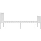  Za krevet bijeli metalni 120 x 200 cm | shoptok.hr