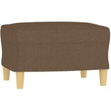  3-dijelni set sofa s jastucima smeđi od tkanine | shoptok.hr