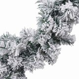  Božićna girlanda s LED svjetlima zelena 5 m PVC | shoptok.hr