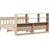 Okvir kreveta bez madraca 200 x 200 cm od masivne borovine | shoptok.hr