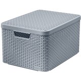 Curver plava kutija za odlaganje s poklopcem Style, 30 l Cijene