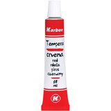 Karbon Tempera barva v tubi, rdeča, 18 ml Cene