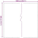  Prozirna cerada s ušicama 4x10 m PVC | shoptok.hr