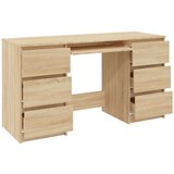  Pisalna miza sonoma hrast 140x50x77 cm iverna plošča, (20640707) | Shoptok.si
