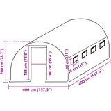  Zamjenski pokrov za plastenik (16 m²) 400 x 400 x 200 cm zeleni | shoptok.hr