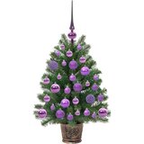 vidaXL Umestno božično drevo med 150 LED Zelena 65 cm PE in PVC | Shoptok.si