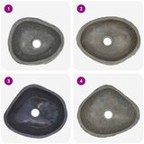  Umivaonik od riječnog kamena ovalni (29 - 38) x (24 - 31) cm | shoptok.hr