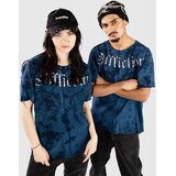 Affliction Detail Crew T-shirt aegean blue tea stain Cene