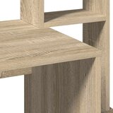 vidaXL Pisalna miza s policami sonoma hrast 100x45x140 cm inž. les | Shoptok.si