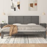  Zidno uzglavlje sivo 206x3x63 cm od masivne borovine | shoptok.hr