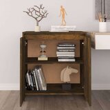  Komoda boja dimljenog hrasta 70x41x75 cm od konstruiranog drva | shoptok.hr