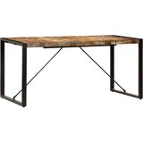  Blagovaonski stol od masivnog obnovljenog drva 160 x 80 x 75 cm | shoptok.hr