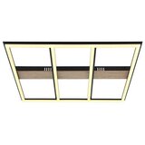  LED stropna svjetiljka Froomy (48 W, D x Š x V: 60 x 60 x 5,5 cm, Smeđa, Topla bijela) | shoptok.hr