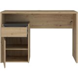 MID.YOU PISALNA MIZA umetna masa, leseni material siva, barve hrasta | Shoptok.si
