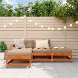  Set lounge namještaja za vrt 4 pcs Voštanosmeđa | shoptok.hr