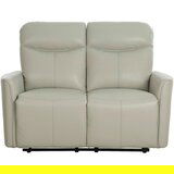 P & B Sedežna Garnitura City Sivo Usnje 140x102 Cm | Shoptok.si