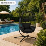  Viseća stolica - crna | shoptok.hr