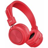 Hoco Bežične stereo slušalice, Bluetooth, do 12h rada, mikrofon - W25 Promise Crvene Cene