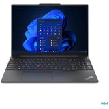 Lenovo ThinkPad E16 Gen 1 (Intel) Intel® Core™ i5 i5-1335U Laptop 40.6 cm (16) WUXGA 16 GB DDR4-SDRAM 256 GB SSD Wi-Fi 6 (802.11ax) Windows 11 Pro US English Black New Repack /Repacked Cijene